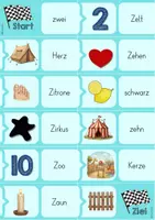 Vorschau - Spiele - Buchstabeneinführung Lesedomino - Z - Seite 2