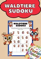 Vorschau - Spiele - Bilder-Sudoku Waldtiere | 4x4 | Mathe - Deckblatt