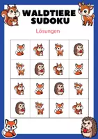 Vorschau - Spiele - Bilder-Sudoku Waldtiere | 4x4 | Mathe - Seite 2