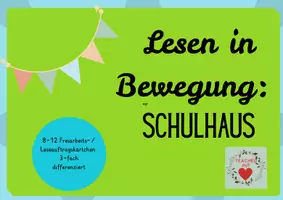 Vorschau - Fördermaterial/Inklusion - Materialpaket "Lesen in Bewegung" für die Freiarbeitstheke oder zwischendurch - Seite 1