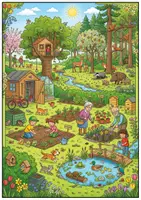 Vorschau - Poster - Wimmelbilder Frühling (Farb- und Ausmalbilder) - Seite 3