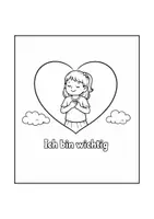 Vorschau - Arbeitsblätter - 💖 Ausmalbild „Ich bin wichtig“ – Selbstliebe & innere Stärke fördern 🌈 - Deckblatt