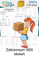 Vorschau - Arbeitsblätter - Zahlenraum 1000 Mini-Heft | Mathe Klasse 3 Grundschule - Deckblatt