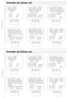 Vorschau - Arbeitsblätter - Zahlenraum 1000 Mini-Heft | Mathe Klasse 3 Grundschule - Seite 3