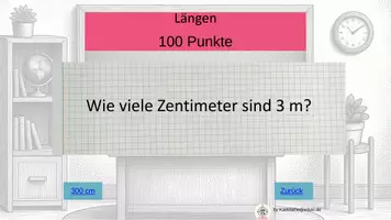 Vorschau - Arbeitsblätter - Mathe-Duell: Größen & Maßeinheiten (Klasse 5/6) Interaktives Quizspiel mit Punktesystem | Längen, Gewichte, Zeit, Geld & gemischte Größen - Seite 3
