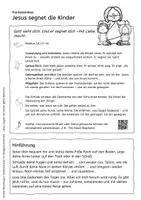 Vorschau - Arbeitsblätter - Fantasiereise „Jesus segnet die Kinder“ – Segensgeschichte der Kindersegnung erleben - Mit Arbeitsblätter und Legematerial - Seite 3