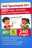Vorschau - Unterrichtsreihen - DaZ Sprechspiel A1+ - 240 Fragen - Deckblatt
