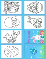 Vista previa - Manualidades / Dibujos para colorear - Mini Librito Para Colorear de Pascua | PDF - Portada