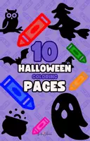 Vista previa - Manualidades / Dibujos para colorear - 10 Halloween Coloring Pages 🎃👻 - Portada