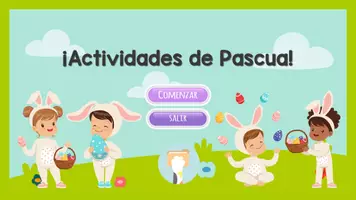 Vista previa - Juegos / Gamificación - Presentación Interactiva: Actividades de Pascua - Portada