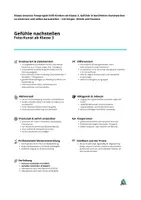 Vorschau - Unterrichtsreihen - Gefühle nachstellen 📸 Foto-Kunst ab Klasse 3 - Seite 1