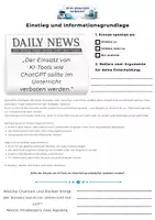 Vorschau - Arbeitsblätter - KI im Unterricht verbieten? – Debatteneinheit mit Lösungen - Seite 2