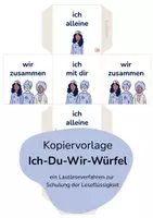 Vorschau - Spiele - alphaben Ich-Du-Wir-Würfel Anleitung + Bastelvorlage - Deckblatt