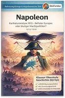 Vorschau - Klassenarbeiten - Napoleon Karikatur Analyse – Befreiungskriege 1813 | Klausur Geschichte Oberstufe Q1/Q2 mit Erwartungshorizont - Deckblatt