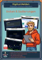 Vorschau - Spiele - Daten & Codierung interaktiv – Informatik Klasse 7/8 - Deckblatt