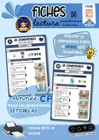 Aperçu - Fiches - Lecture compréhension CP NIV 2 : les phrases - Page de couverture