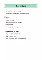 Vorschau - Stundenentwürfe - differenzierte Sachtexte - ein Unterrichtsentwurf - Seite 3