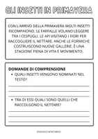 anteprima - Esercizi - PRIMAVERA - 30 BREVI TESTI PRIMAVERILI CON DOMANDE DI COMPRENSIONE - Pagina 3