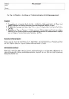 Vorschau - Klassenarbeiten - Redeanalyse Nationalsozialismus: Hitlers Rede zum „Tag von Potsdam“ (1933) – Klausur Oberstufe mit Erwartungshorizont - Seite 1