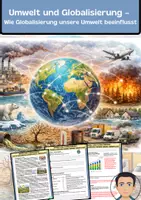 Vorschau - Arbeitsblätter - Umwelt und Globalisierung - Wie Globalisierung unsere Umwelt beeinflusst - Deckblatt