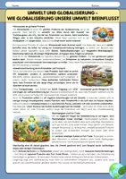 Vorschau - Arbeitsblätter - Umwelt und Globalisierung - Wie Globalisierung unsere Umwelt beeinflusst - Seite 1