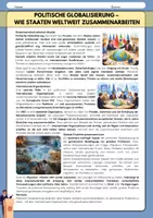 Vorschau - Arbeitsblätter - Politische Globalisierung - Wie Staaten weltweit zusammenarbeiten - Seite 1