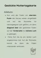Vorschau - Mal- und Bastelvorlagen - Anleitung gestickte Muttertagskarte - Seite 3