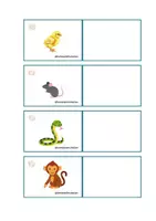 Vista previa - Refuerzo / NEE / Materiales de apoyo - DISCRIMINACIÓN VISUAL ANIMALES - página 3