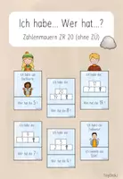 Vorschau - Spiele - Ich habe... Wer hat...? (Zahlenmauern, Subtraktion, ZR 20, ohne ZÜ) - Deckblatt