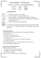 Vorschau - Arbeitsblätter - Partnerlesen, Lesen und Malen – Klasse 3, Klasse 4, DaZ-Lesematerial - Seite 1