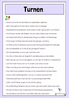 Vorschau - Arbeitsblätter - Turnen - Lesetext mit Fragen, Lösung, Bilder - Seite 2