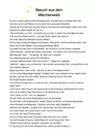 Vorschau - Arbeitsblätter - Lesen & Verstehen - Besuch aus dem Märchenwald - Seite 1