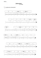 Vorschau - Arbeitsblätter - Zahlenstrahl 10000 (Arbeitsblatt+Lösung) - Deckblatt