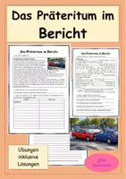 Vorschau - Stundenentwürfe - Das Präteritum im Bericht - Unfallbericht - Deckblatt