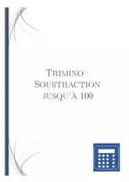 Aperçu - Jeux - Trimino | Soustraction jusqu'à 100 | Activité Mathématique - Page 1