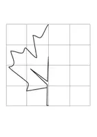 Vorschau - Mal- und Bastelvorlagen - Symmetrie zeichnen Herbst | Mathe/Kunst - 10 Motive - Seite 2