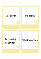 Voorbeeld - Kaartenset: 300 kaarten voor taal, spelling, W.O. - Pagina 1