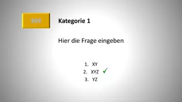 Vorschau - Präsentationen/Tafelbilder - Quiz Ergebnissicherung Magische Wand Vorlage 5x5 - Seite 3