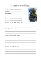 Vorschau - Arbeitsblätter - Kunst-Materialsammlung - Seite 1