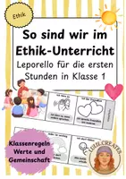Vorschau - Arbeitsblätter - So sind wir in Ethik | Leporello Klasse 1 - Deckblatt