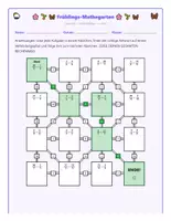 Vorschau - Arbeitsblätter - Bruchrechnen Labyrinthe Klasse 6-7: Frühling & Ostern Bundle Addieren, Subtrahieren, Dividieren & gemischte Aufgaben - Seite 2