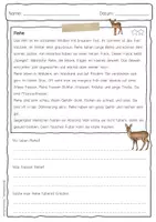 Vorschau - Arbeitsblätter - Sachtext Rehe - Seite 3