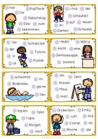 Vorschau - Unterrichtsreihen - Purzelsätze / Schüttelsätze Kinder – Satzbau üben (Klasse 1–4) - Seite 2