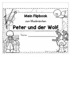 Vorschau - Unterrichtsreihen - Peter und der Wolf: Flipbook für die Grundschule - zweifach differenziert - Seite 1