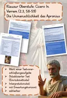Vorschau - Arbeitsblätter - Klausur Oberstufe: Cicero In Verrem (2.3, 58-59) - Deckblatt