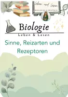 Vorschau - Präsentationen/Tafelbilder - Sinne, Reizarten und Rezeptoren - Deckblatt