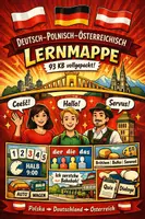 Vorschau - Arbeitsblätter - 🇵🇱🇦🇹 Lernmappe: Polnisch → Deutsch - niemiecki - Deckblatt