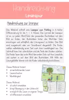 Vorschau - Arbeitsblätter - Lesespur Frühling | Deutsch Klasse 1-2 - Seite 3