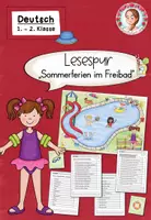 Vorschau - Arbeitsblätter - Lesespur Sommerferien Freibad Klasse 1-2 | Deutsch - Deckblatt