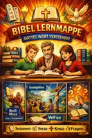 Vorschau - Arbeitsblätter - Christentum Bibel Lernmappe - Deckblatt